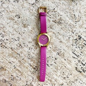 Marc by Marc Jacobs Pink Gold Leather Watch